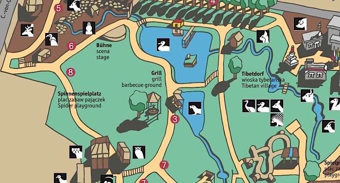Tierpark Görlitz Karte Parkplan Lageplan