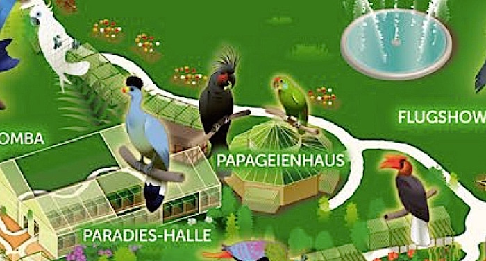 Weltvogelpark Walsrode Karte Parkplan Lageplan
