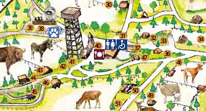 Wildpark Schwarze Berge Karte Parkplan Lageplan