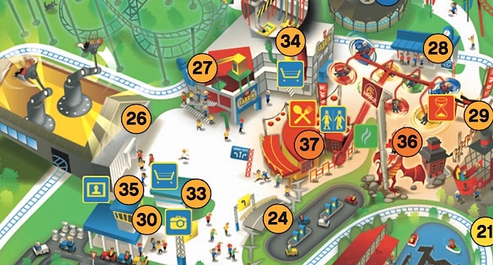 Legoland Parkplan Lageplan