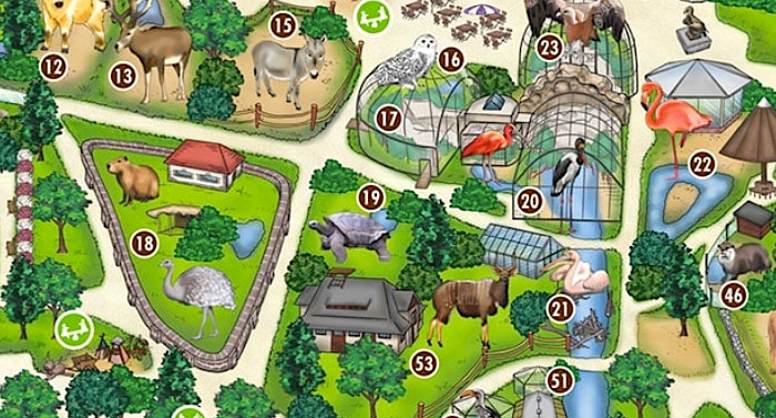 Zoo Dresden Parkplan Lageplan
