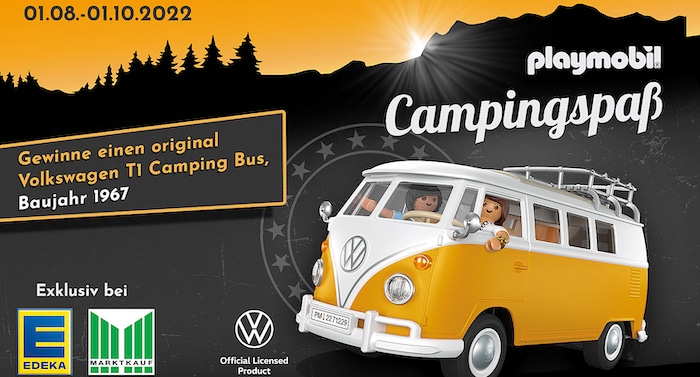 EDEKA verlost einen VW T1 Bulli Camper